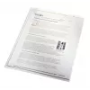 LEITZ Capas transparentes Standard, A4, PP, texturado, 0,13 mm, abertura superior e lateral, resistente a documentos (4000-00-03)
