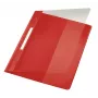 Leitz 41940025 Pasta de relatório PVC vermelho, transparente
