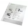 Leitz Capa transparente de alta qualidade, 210 x 297 mm (A4), transparente, polipropileno (PP), formato vertical, aberta em cima, 230 mm