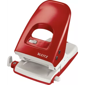 Leitz Perfurador 5138 NeXXt, 2 furos 40 folhas metal, 40 folhas, vermelho, metal, plástico, 8 cm, 5,5 mm, 5,5 mm