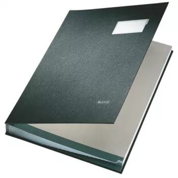 Leitz Mapa de assinaturas 20 separadores A4, preto, polipropileno (PP), A4, 240 mm, 230 mm, 28 mm