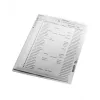 Leitz Dossier de qualidade A5, 30 % plástico reciclado de resíduos pré-consumo, 150 x 210 mm (A5), polipropileno (PP), transparente, formato vertical, 160 mm, 220 mm