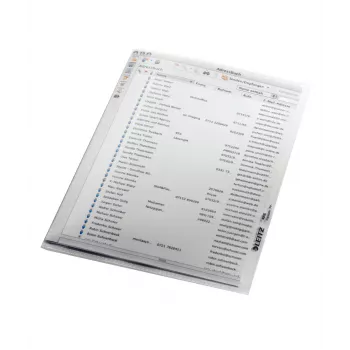 Leitz Dossier de qualidade A5, 30 % plástico reciclado de resíduos pré-consumo, 150 x 210 mm (A5), polipropileno (PP), transparente, formato vertical, 160 mm, 220 mm