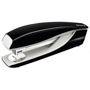 Leitz NeXXt agrafador 5504, 40 folhas, tiras metálicas completas, 40 folhas, preto, 26/8, metal, plástico, 80 g/m², carregamento superior