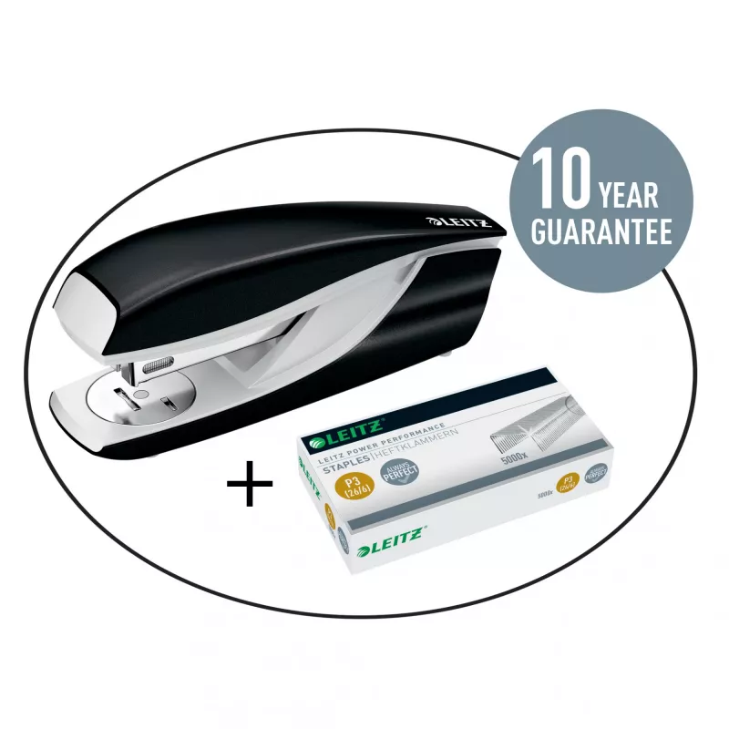 Leitz agrafos P3 26/6 caixa com 5000 unidades, embalagem de agrafos, 26/6, 6 mm, 210 agrafos, agrafar, 26/6
