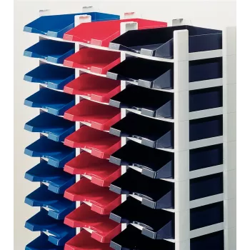 Leitz bandeja de correspondência Rack Plus 3 compartimentos, plástico, preto, A4, A4, 3 gavetas, correspondência