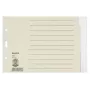 Leitz 12260085 abas de índice em branco papel cinzento