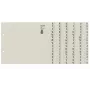 Leitz 13080085 índice com abas alfabético papel cinzento