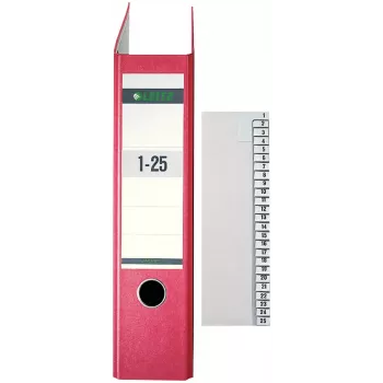 Leitz 13810085 separadores com abas numérico papel cinzento