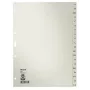 Leitz 43000085 separadores com abas alfabético cinzento