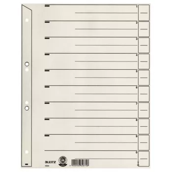 Leitz 16540085 ficha de arquivo cinzento