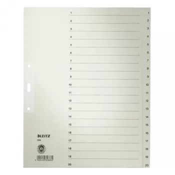 Leitz separadores branco, 240 mm, 300 mm, 1 unid. Leitz separadores branco. Largura: 240 mm, Altura: 300 mm. Quantidade por embalagem: 1 unid.