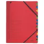 Leitz 39120025 separadores de cartão, vermelho