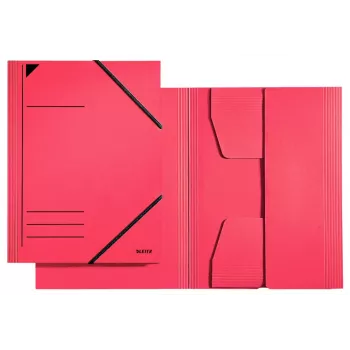 Leitz 39810025 pasta cartão vermelho A4
