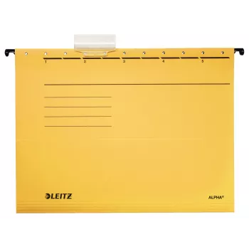 Leitz Alpha Pasta suspensa cartão A4 amarela