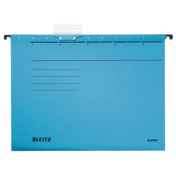 Leitz Alpha Pasta suspensa cartão A4 azul