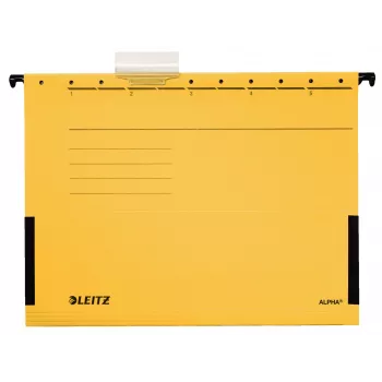 Leitz Alpha Pasta suspensa cartão A4 amarela 5 unid.