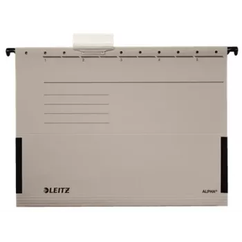 Leitz 19863085 Pasta suspensa cartão A4 cinzenta