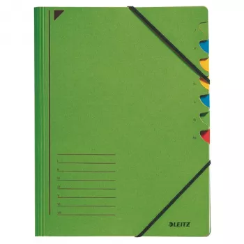Leitz 39070055 índice com separadores verde
