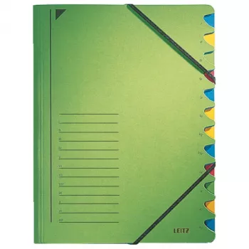 Leitz 39120055 separador de cartão verde