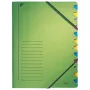 Leitz 39120055 separador de cartão verde
