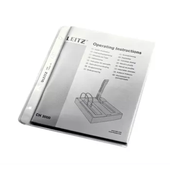 Leitz Premium Pocket A5, 30 % plástico reciclado de resíduos industriais, A5, transparente, polipropileno (PP), 0,13 mm, 170 mm, 215 mm
