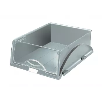 Leitz tabuleiro Sorty A4, poliestireno, cinzento, 285 mm, 385 mm, 1 mm, 750 g