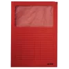 Leitz 39500025 dossiê, cartão, vermelho, A4