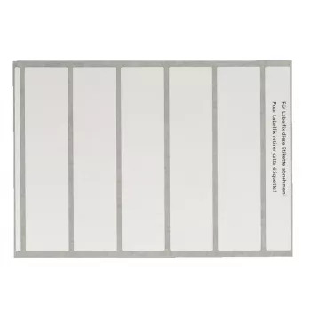 Leitz 66520001 etiquetas autocolantes retângulo arredondado branco