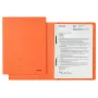Leitz 30030045 dossiê cartão, plástico laranja A4