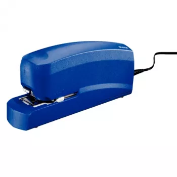 Leitz agrafador elétrico 5533 NeXXt flat clinch 20 folhas, 20 folhas, 200 agrafos, 2 cm, plástico, azul, 1 kg