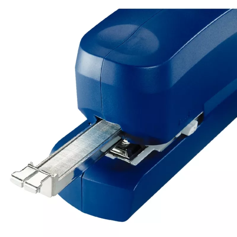 Leitz agrafador elétrico 5533 NeXXt flat clinch 20 folhas, 20 folhas, 200 agrafos, 2 cm, plástico, azul, 1 kg