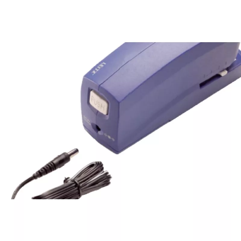 Leitz agrafador elétrico 5533 NeXXt flat clinch 20 folhas, 20 folhas, 200 agrafos, 2 cm, plástico, azul, 1 kg