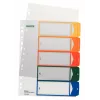 Esselte 12910000 índice numérico com separadores polipropileno (PP) multicolor