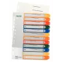 Esselte 12940000 índice com separadores índice numérico com separadores polipropileno (PP) colorido