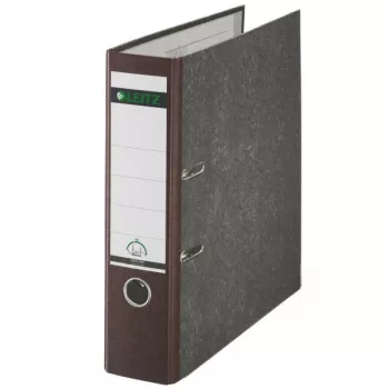 Leitz dossiê de alavanca plástico A4 80 mm 180° dossiê de anéis castanho