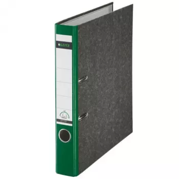 Leitz dossiê de cartão 180° dossiê de anéis A4 verde