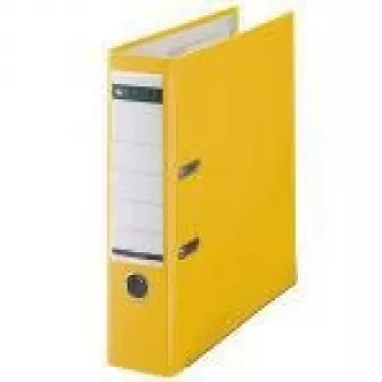 Leitz dossiê de alavanca plástico A4 80 mm 180° amarelo dossiê de anéis