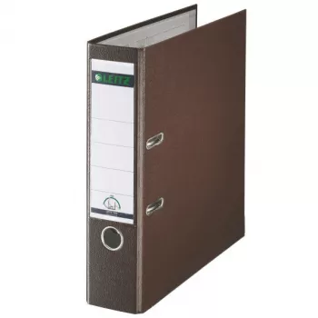 Leitz dossiê de alavanca plástico A4 80 mm 180° dossiê de anéis castanho