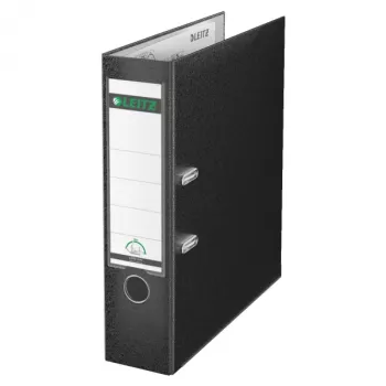 Leitz dossiê de alavanca 180° dossiê de anéis plástico A4 preto