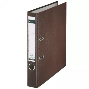Leitz dossiê de alavanca plástico 180° A4 castanho