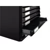 Leitz Conjunto de formulários, preto, A4, A5, A6, vertical, 10 gavetas, envelope, dossier, carta, nota, 4,3 kg