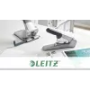 Leitz Agrafador Heavy Duty agrafagem plana, 60 folhas, cinzento, cinzento-claro, agrafagem standard, 25/10, 6 cm, 110 agrafos