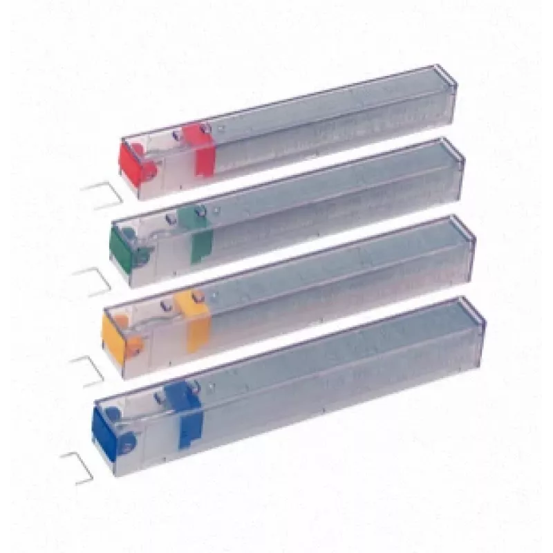Leitz Cassete de agrafos Power Performance K6 26/6 5x210, pacote de agrafos, 26/6, 6 mm, 210 agrafos, 26/6, azul
