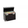 Leitz Pasta de arquivo móvel com fecho A4, preto, cromado, plástico, fecho de combinação, 15 L, 366 mm, 165 mm