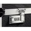Leitz Pasta de arquivo móvel com fecho A4, preto, cromado, plástico, fecho de combinação, 15 L, 366 mm, 165 mm