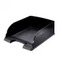 Leitz Cesta de correspondência Plus Jumbo, plástico, preto, A4, envelope, carta, nota, papel, 242 x 330 x 95 mm, 255 x 357 x 103 mm