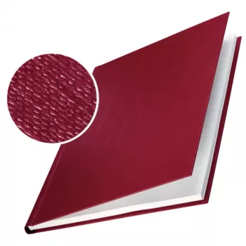 Leitz impressBIND Capas linho duro 10,5 mm, A4, cartão, vermelho, 105 folhas, 1,05 cm, 216 mm