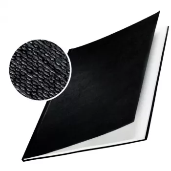 Leitz impressBIND Capas linho duro 28,0 mm, A4, cartão, preto, 280 folhas, 216 mm, 302 mm