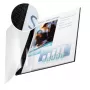 Leitz impressBIND Capa mole 10,5 mm, A4, cartão, politereftalato de etileno (PET), preto, transparente, 105 folhas, 1,05 cm, 214 mm